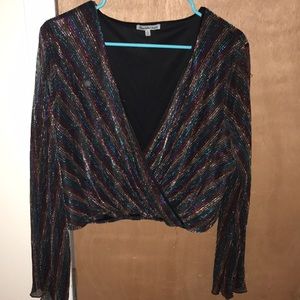 ✈️ Sparkly rainbow shirt